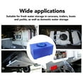 thumbnail image 4 of Water Holding Tank, Excellent Sealed 9 Gallon Heat Cold Resistant Solid Construction Portable RV Water Tank  for Trailers, 4 of 7