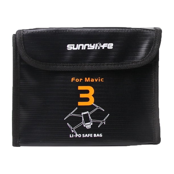 Bolsa de Almacenamiento Retardante compitable con mavic Flame Batería 3 Bolsa a Prueba de Explosión Batería de Litio Protector para Cámara Drone Accesorios