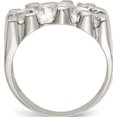 thumbnail image 2 of Sterling Silver Woman's Nugget Ring (Size 6) Made In United States qr4445-6, 2 of 5