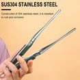 thumbnail image 6 of Fnochy Clearance Stainless Steel Kitchen Cooking Tongs Multifunctional BBQ Grill Tool with Locking Mechanism for Baking Grilling Camping, Heat-Resistant Durable Kitchen Gadget (1-Pack), 6 of 9