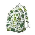 thumbnail image 2 of Cute Dinosaur Pattern Backpack for School,Cute School Bag,Schoolbag with Adjustable Shoulder Straps & Padded Back,13.4"x11"x4.7", 2 of 6