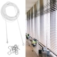 thumbnail image 4 of OULII Curtain Hanging Hardware 1Set Tension Cable For Curtains 1000x0.3cm Silver Indoor Use, 4 of 8