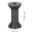 thumbnail image 4 of ifundom Wooden Weaving Bobbins Black for Sewing Thread Wire Storage and Craft Supplies, 4 of 6