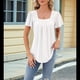 thumbnail image 5 of Blusas Tipo Túnica para Mujer, Holgadas, de Corta, con Cuello Redondo, Informales, de Verano L, 5 of 10
