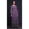 thumbnail image 2 of Bimba Robe Maxi d'Été Décontractée pour Femmes en Georgette Mousse à Imprimé Floral de Roses et de Renoncules, Longue, Taille Élastique - Petit, 2 of 5
