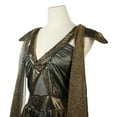thumbnail image 3 of Women's Warrior Princess Costume V-Neck Evening Gown Dress, 3 of 8