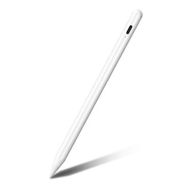Magnetically Attachable Stylus Pen for 2018-2024 iPad, Tilt Sensitivity Active Pencil for Pro 11", 12.9", Air 3-5, Mini 5-6, White
