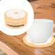 thumbnail image 2 of 4pcs Donut Coasters Papas decorativas de taza decorativa Cabas Nonskid Mapeop Mats Hermosas posavasos, 2 of 6
