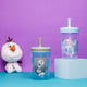 thumbnail image 2 of Zak Designs Disney Frozen II Movie Kelso Juego de vasos, tapa de rosca a prueba de fugas con pajita, hecho de plástico duradero y silicona, paquete perfecto para niños (Frozen 2 Olaf, 15 oz, sin BPA,, 2 of 5