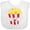 AA-White, variant on Inktastic Cute Kawaii Popcorn Boys or Girls Baby Bib