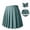 Army Green, variant on Women's Pleated A-Line Mini Skirt with Bow Tie,Adjustable Waist Zipper High Waist Skirts,Trendy Lightweight School Uniform Skirt for Back to School,Black Women's XS-XXXL