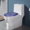 thumbnail image 3 of SEANATIVE Galaxy Butterfly Toilet Lid Covers for Bathroom Soft Toilet Seat Lid Cover Universal Toilet Seat Cover Fits Most Toilet Lids, Bathroom Decoration Accessories, 3 of 6