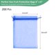 thumbnail image 3 of Uxcell 200 Pack Fruit Protection Bags - 6x8 Inch Fruit Netting Bags with Drawstring Apply to Plants(Dark Blue), 3 of 7