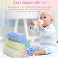 thumbnail image 5 of Baby Muslin Washcloths - Soft Face Cloths , Absorbent Bath Face Towels, Pack of 4Pink, 5 of 5