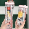 thumbnail image 4 of Naiyafly 1Pc Juice Cup with Lid and Straw Portable Clear Large Capacity for Tea and Water D1, 4 of 6