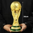 thumbnail image 2 of Copa Mundial de fútbol trofeo resina réplica trofeo modelo fútbol ventilador recuerdo regalo, 2 of 2