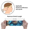 thumbnail image 4 of Lsque Colorful Underwater Shark Pattern Sweatbands Sports Headband for Men & Women - Moisture Wicking Athletic Cotton Terry Cloth Sweatband for Tennis, Basketball, Running, 4 of 9