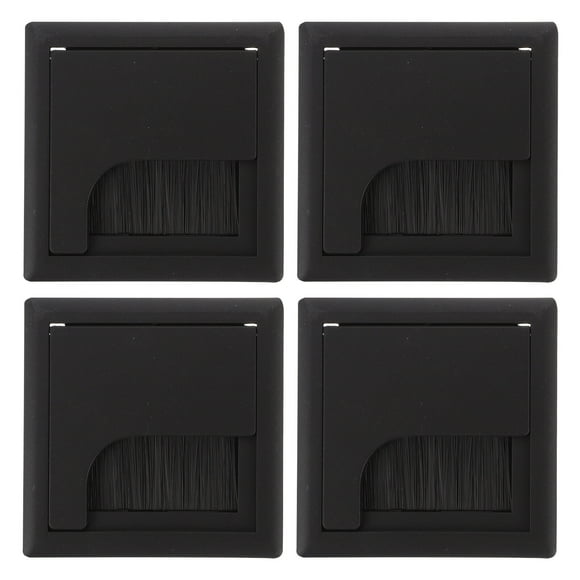 Miangastore Wire Hole Cover ABS Plastic 4Pcs 3.1x3.1in