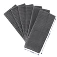 thumbnail image 3 of Craftsworth 100% Ring Spun Cotton Kitchen Towel,15x26-Pack of 6, Grey Solid, 3 of 3