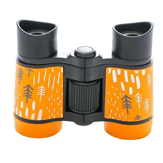 Rvkxad KidsBinoculars Telescope, 4x Magnification Lens for ChildrenOutdoor, KidsBinoculars Viewer Optics