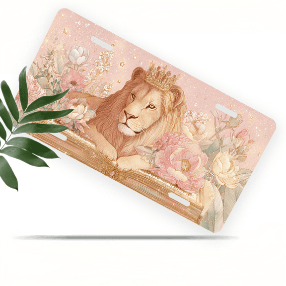 1 Pcs 2D Flat License Plate Covers & Frames, Black Cat Looking For Decorative Front, Waterproof For Decoration Aluminum License Plate Covers & Frames Cover For Men Women, 12" X 6"