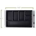 thumbnail image 2 of Uprite Ergo Under Desk Pen & Pencil Drawer for Height Adjustable Desks (White), 2 of 7
