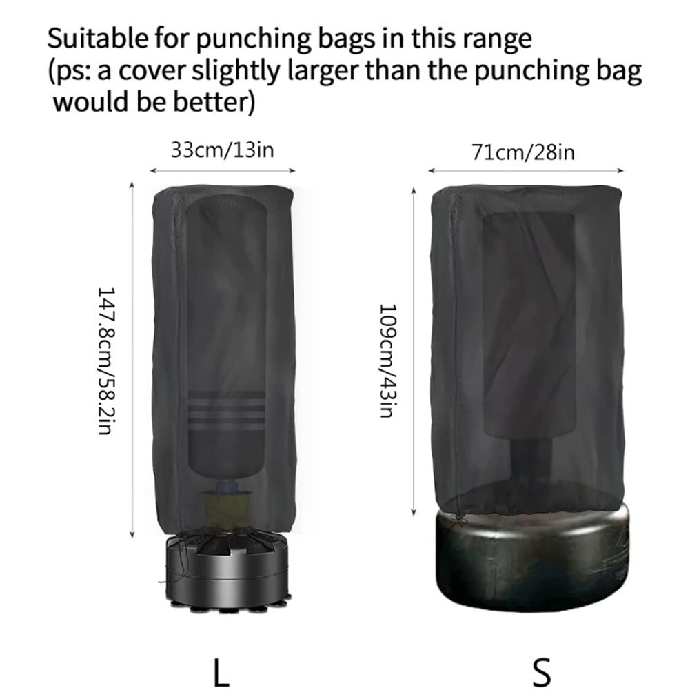 Outdoor Waterproof Punching Bag Dustproof Cover Freestand Heavy Bag Protection