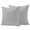 Gray, variant on Ivory White Outdoor Pillow Covers, Waterproof Decorative Throw Pillowcases Set of 2, Modern Pure Ivory White Couch Cushion Cases with Zipper for Outside Patio Garden Sofa 16"x16"