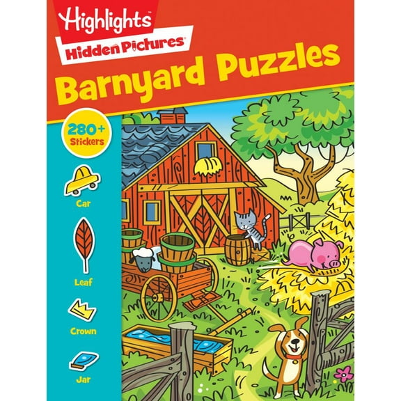 Barnyard Sticker Puzzles (Paperback)