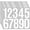 White, variant on 60PCS 3 Inch Gold Vinyl Number Stickers – Waterproof Adhesive Numbers 0-9 for Mailbox, DIY Crafts, Address Labels, Door Signs, Event Decor, Party Supplies(Golden)