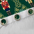 thumbnail image 4 of Castle Fairy Kawaii Nutcracker Blackout Curtains Set of 2 (52x84 Each),Geometric Lattice Window Curtains,Festival Xmas Curtains and Drapes,Lightweight Room Decor, 4 of 6