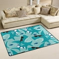 thumbnail image 2 of SKYSONIC Seamless Shark Pattern Lightweight Carpet Mats Area Soft Rugs Floor Mat Rug Decoration for Kids Room Living Room Bedroom 72 x 48 inches, 2 of 6