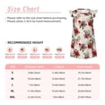 thumbnail image 3 of Balery Rose Flowers Camisón de princesa para niñas, pijama de algodón con mangas abullonadas, suave y bonito.-Medium, 3 of 6