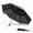 Black, variant on Heavy-Duty Windproof Double-Layer Automatic Folding Umbrella