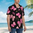 thumbnail image 5 of Disketp Hawaiian Shirts For Men,Girl Butterfly Print Mens Casual Short Sleeve Button Down Shirts Beach Shirt, 5 of 8