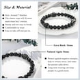 thumbnail image 3 of To My Husband, Boyfriend, Son, Grandson, Dad, Grandpa, Papa, Daddy, Brother, Man, Stepdad, Uncle, Fiance, Soulmate, Nephew, Godfather Gifts, Elastic Rope Bracelet for Men Teen Boys, 3 of 6