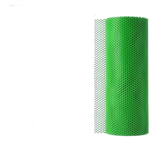 MaPorch Plastic Chicken Wire Mesh Fence - Black Mesh,15.7 in x 10 ft - Quick-Install Chicken Wire Fencing - Plant Protectors from Animals - Weather Resistant