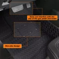 thumbnail image 5 of Car Floor Mats Custom Fit for BMW X3 2018-2023 Luxury All Surround Pu Leather Liner Carpets 1st and 2nd Row Full Set Black, 5 of 8