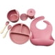 thumbnail image 1 of 6 piezas de artículos para bebés juego de alimentación de silicona antideslizante para bebés accesorios de comida para bebés suaves, 1 of 9