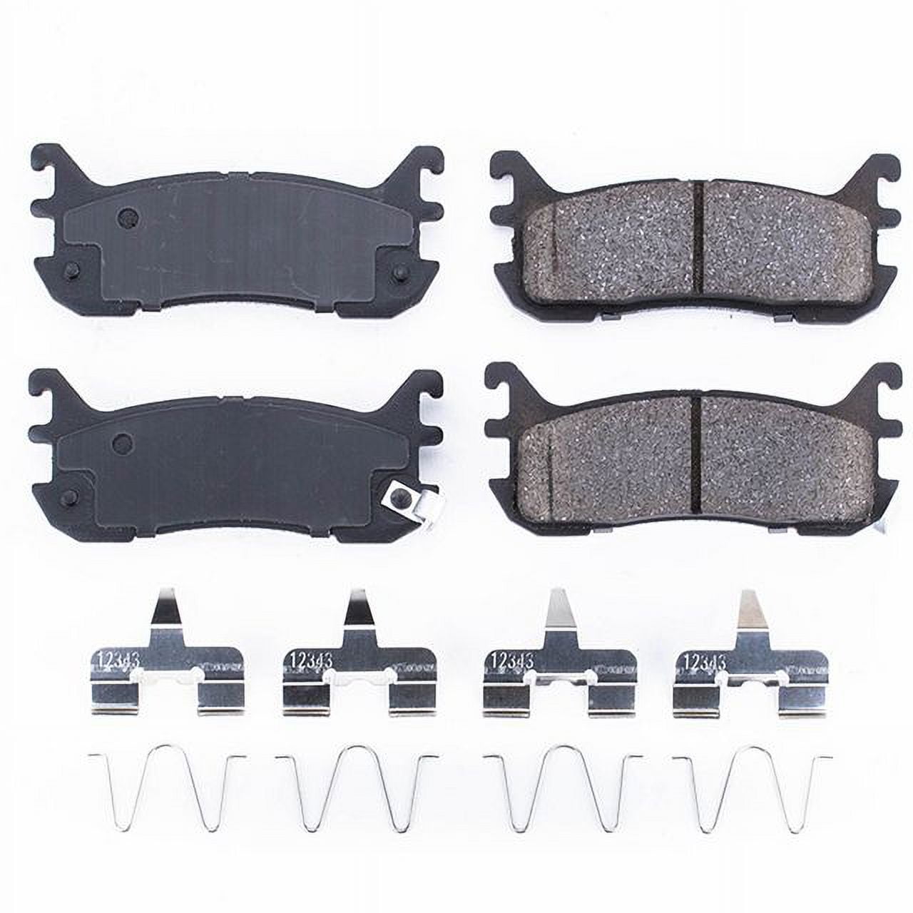 Power Stop Rear Z17 Evolution Ceramic Brake Pads with Hardware 17-636