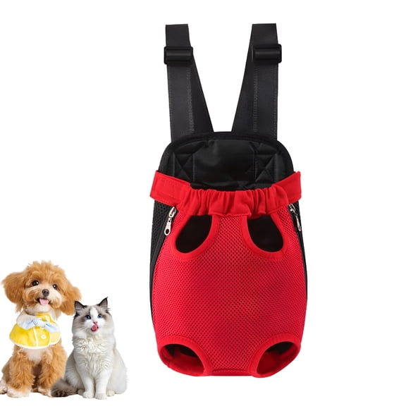 GASTROPOD 2026 New Dog Carrier Backpack,Adjustable Puppy Front Carrier Backpack,Ventilated Dog Chest Carrier for Hiking Camping Travel,Sling Bag for Small Medium Dog Cat Puppies,Suit 2.2-5.5 Lbs (S)