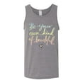 thumbnail image 2 of Positivity saying Pop Culture Mens Graphic Tank Top, Heather Grey, 2XL, 2 of 3
