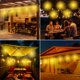thumbnail image 4 of Luces de Fuegos Artificiales Colgantes 8 en 1 Solar 480 LED Alimentadas por Energía Solar para Exteriores, Esfera Brillante con Destellos de Estrella, 8 Modos, Luz de Hadas para Patio, 4 of 8