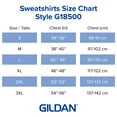 thumbnail image 3 of Gildan Mens Fleece Hooded Sweatshirt, Style G18500, 3 of 5