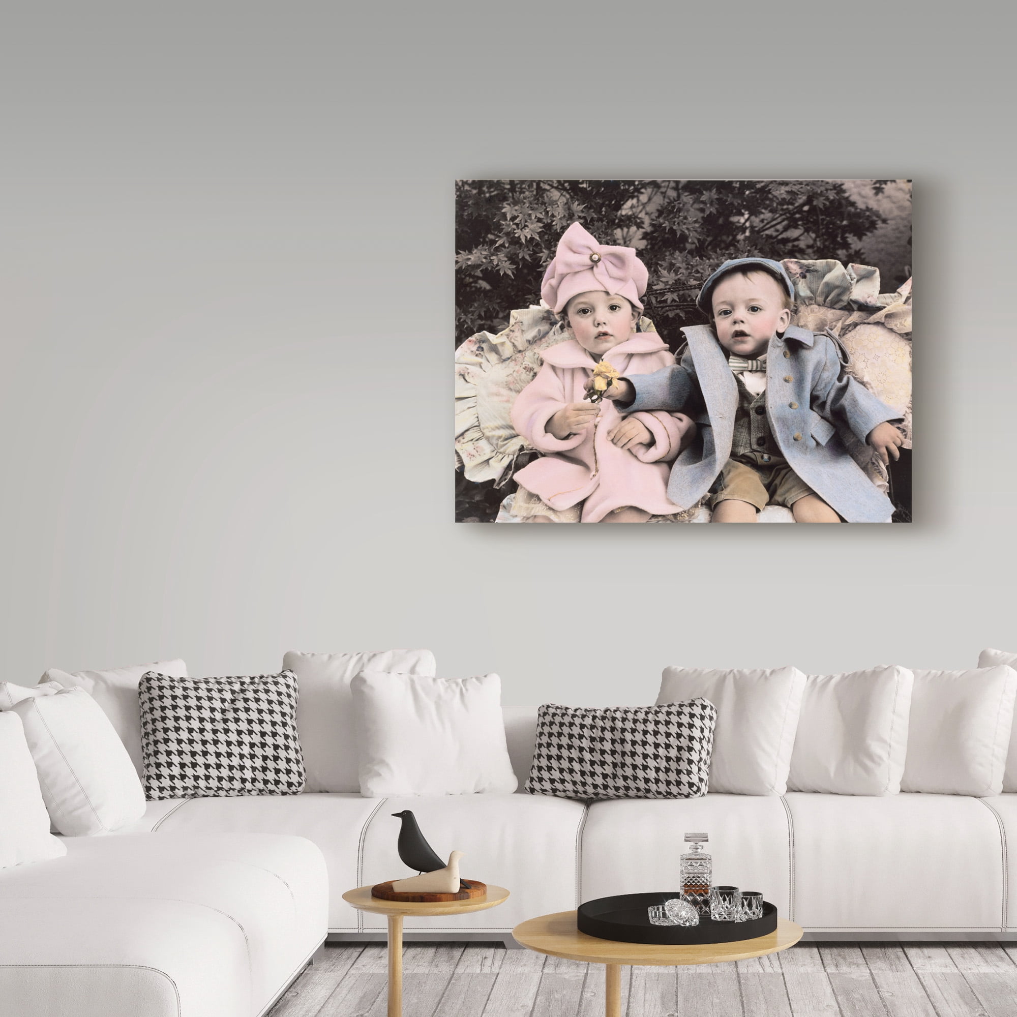 Trademark Fine Art 'First Date' Canvas Art by Sharon Forbes