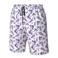 thumbnail image 4 of Fotbe Lavender Flowers Trajes de Baño Estampados para Hombre, Shorts de Verano de Secado Rápido, Ropa de Playa, Bañadores-X-Large, 4 of 6