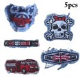 thumbnail image 1 of 5PCS Clothes Patch Cartoon Sew on Patch Applique Patch for Clothing Decor, 1 of 10