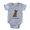 Heather Grey, variant on CafePress - Good Silky Terrier - Cute Infant Baby Football Bodysuit
