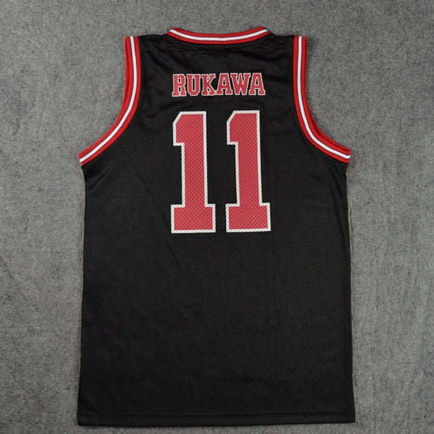 Anime Sakuragi Hanamichi Rukawa Cosplay Slam Dunk Jersey Shohoku equipo de baloncesto escolar 1-15 Jersey ropa deportiva de calidad disfraz