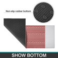 thumbnail image 6 of Red Christmas Folk Pattern Kitchen Rugs Sets Of 2,Anti Fatigue Kitchen Mat Rugs Non Slip Washable,Decorative Kitchen Floor Mats for Kitchen,Sink,Laundry,17"x30"+17"x47", 6 of 7